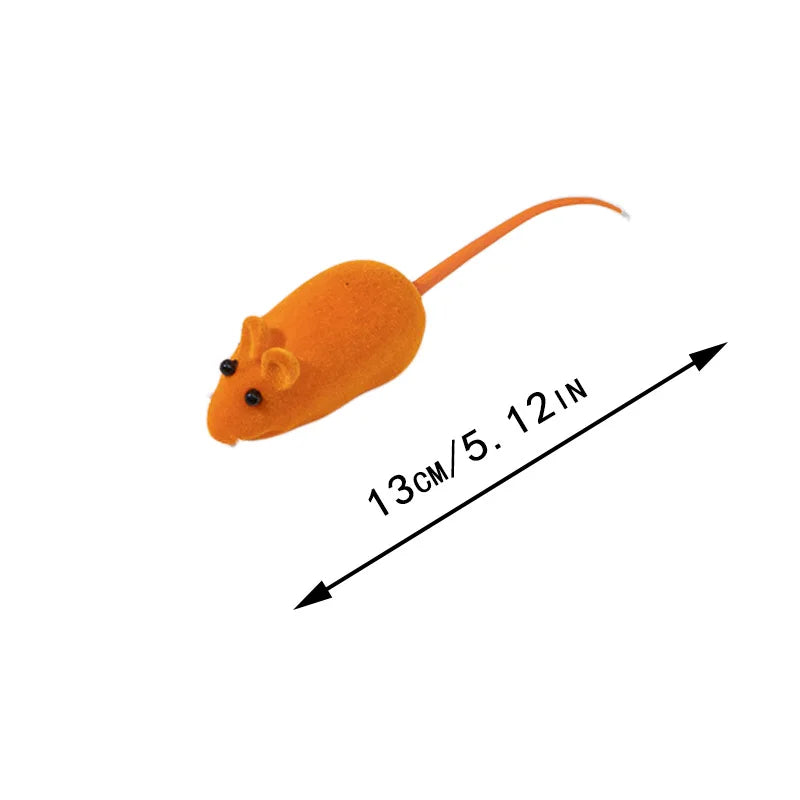 Sound Rubber Simulation Mouse Pet Cat Toys Interactive for Kitten Accessories Gifts Enamel Mouse Bite Resistance