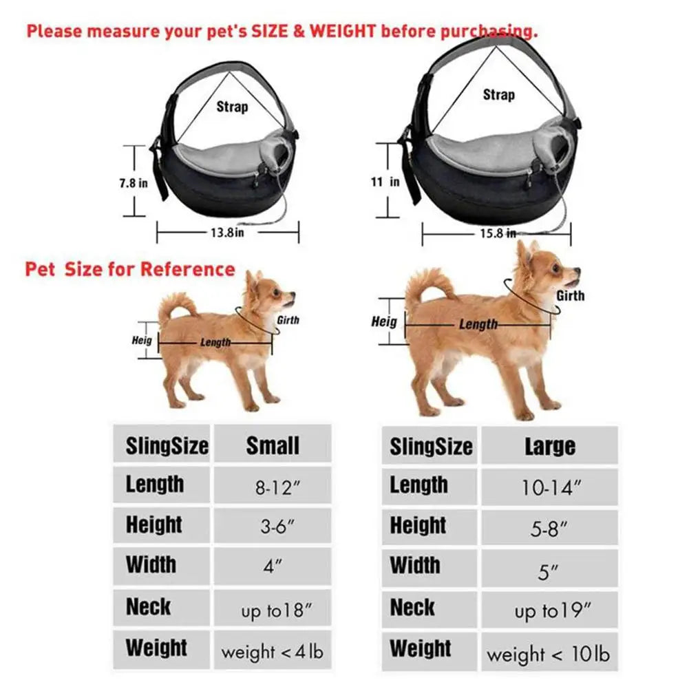 Large Space Pet Travel Shoulder Bag, Widened And Thickened Shoulder Strap Design Does Not Squeeze Breathable Mesh Pet Backpack