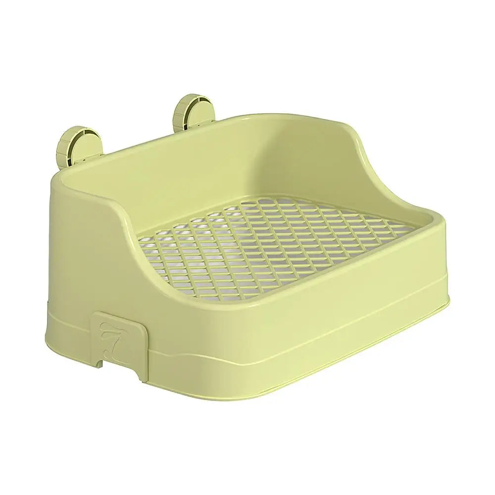 Large Capacity Pet Toilet with Buckle for Guinea Pigs Dangling Square Small Pet Litter Box Pet Cleanging Tools