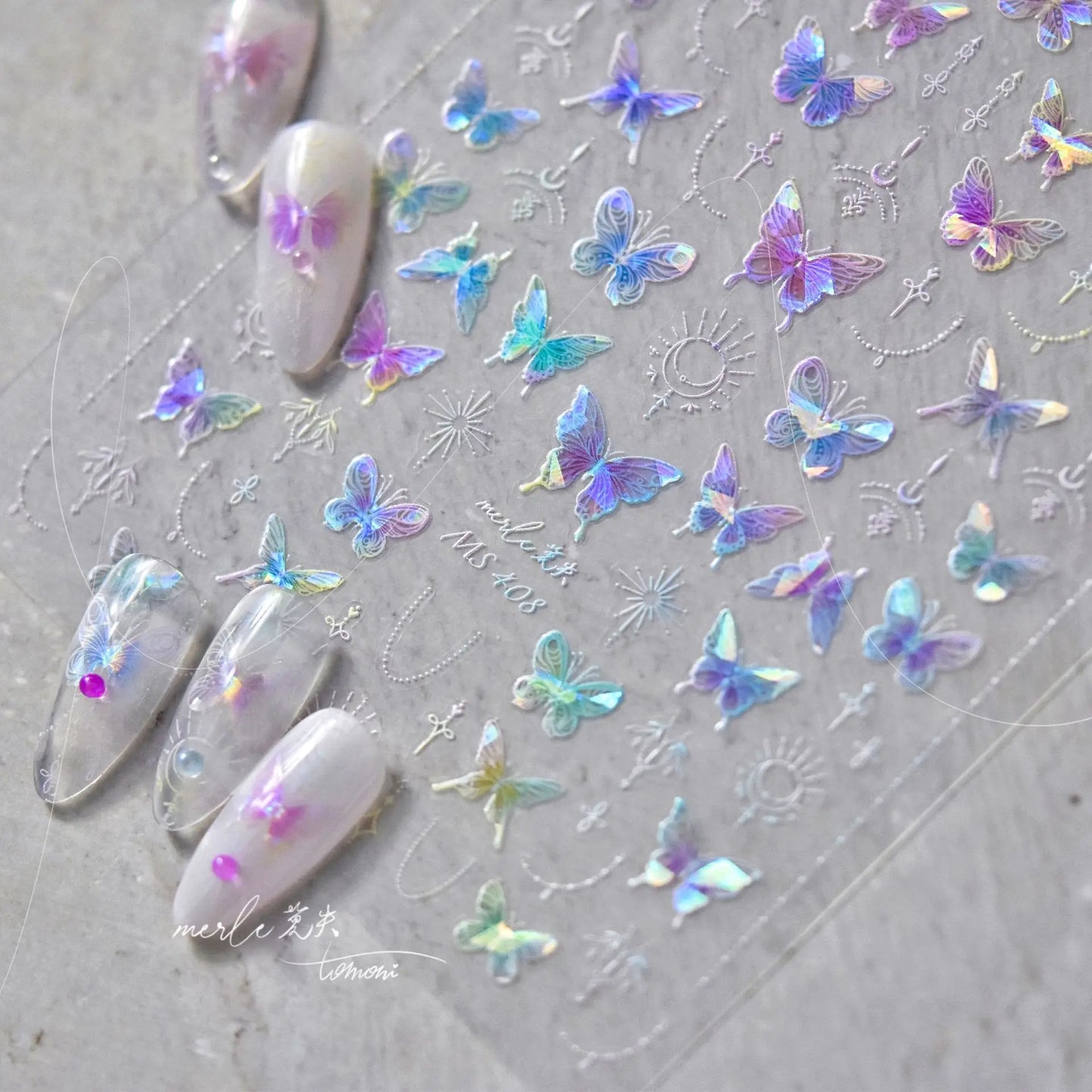 1pcs Cute Cat Claw 3D Jelly Relief Nail Stickers 3D Adhesive Stickers For Nails DIY Japanese Kawaii Slider Nail Art Decorations