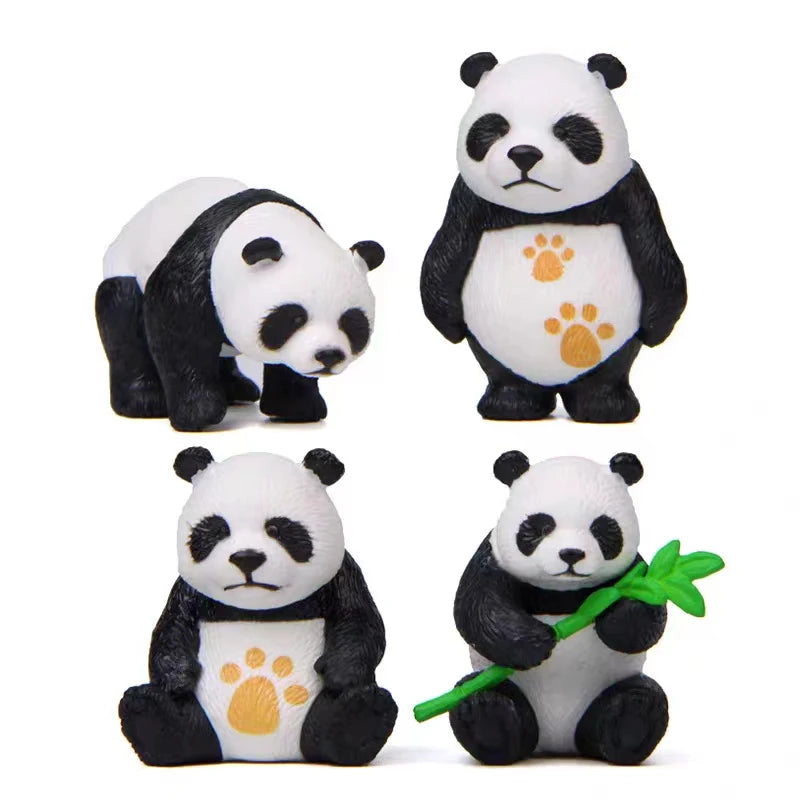 Resin Small Aquarium Ornaments Decoration Artificial Cute Panda for fish Tank Resin Aquarium Ornament Fish Tank Background Home