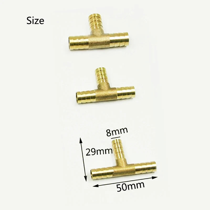 8MM Copper Air Splitter Valve Aquarium Fish Tank Air Pump Flow Splitter Distributor Pump Valve Tap LeverControl Switch Valve