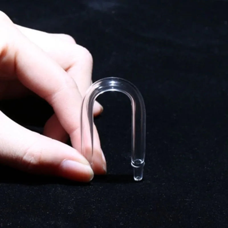 1PCS Durable U Shaped Glass Tube Aquarium CO2 Diffuser Check Valve Fish Tank Tube 3 Sizes U Tube 10mm 15mm 20mm