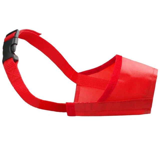Durable Dog Nylon Muzzle Adjustable Breathable Mouth Muzzle for Dogs Anti Biting Chewing Dog Mouth Mask Pet Training Accessories
