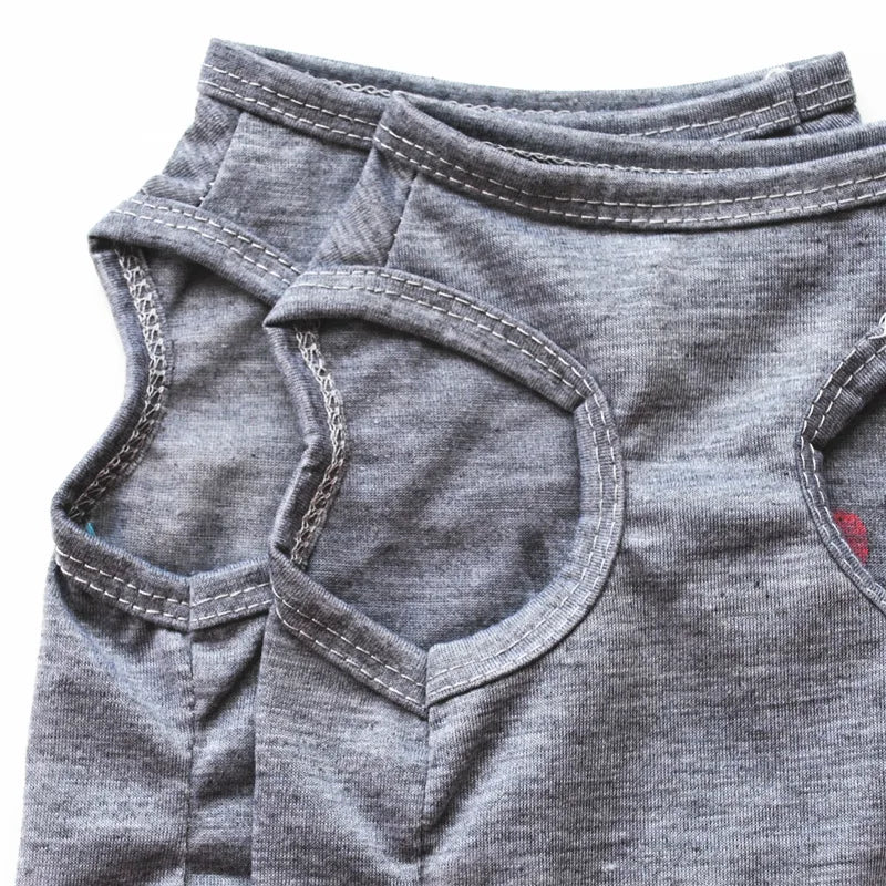 Small Dog Clothes Soft Cotton Puppy Shirt Classic Daddy Mommy Printed T-shirt Pet Vest Clothing for Cats Chihuahua Dog Apparel