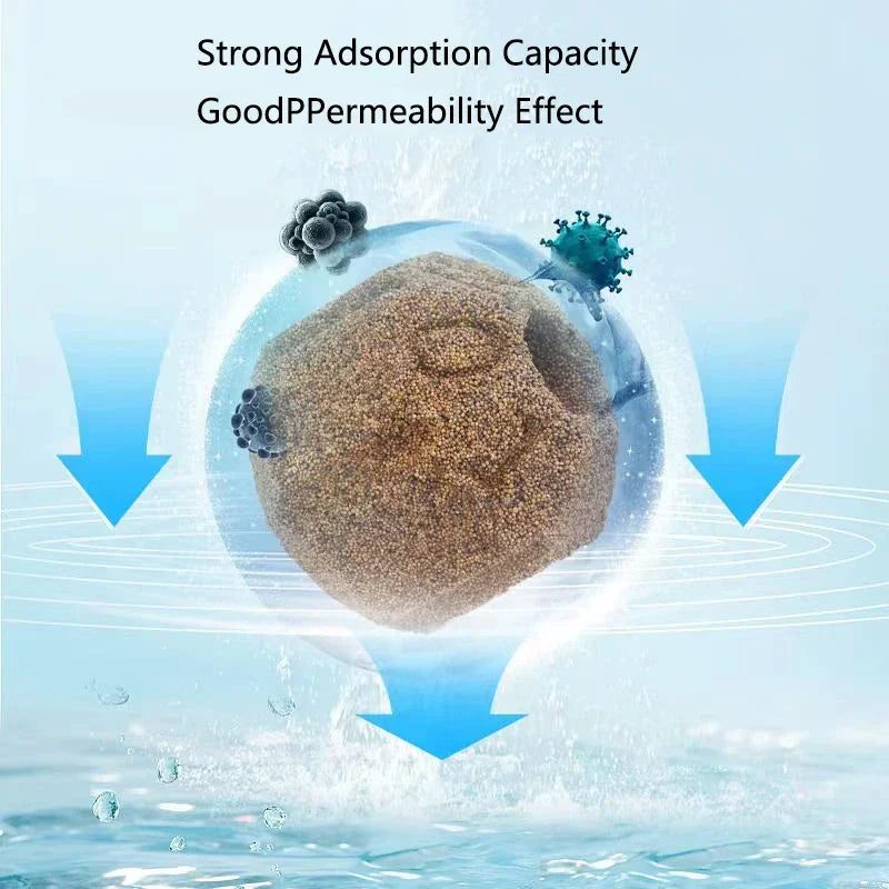200/300/500g Nano Aquarium Fish Tank Filter Media Hollow Particles Biological Ball Bio filter for Aquarium Accessories New