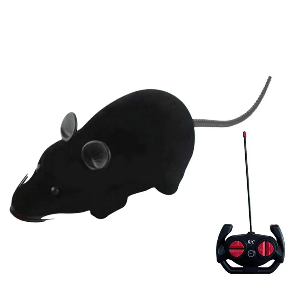Robotic Mouse Cat Toy RC Mouse Cat Toy Squeaky Mouse Cat Toy Battery Powered Mimics Motion Of Real Prey Fun Interactive Play