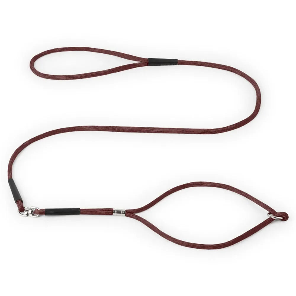 Superior Thin Nylon Slip Lead Dog Leash 5mm*120cm No Pull Pet Slip Leash for Puppy Training Adjustable Slip Collar for Small Dog