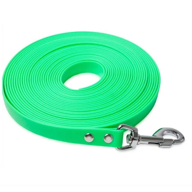 Strong PVC Dog Leash, Waterproof Long Dogs Lead, Reflective Recall, Tarining Tracking Rope, Easy to Clean, Leash for Small and L