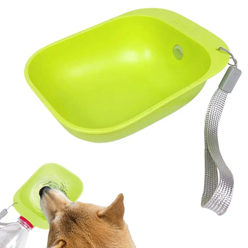 200ml Outdoor Water Bowl Dog Travel Water Bowl for Outdoor Dogs Hangable Outside Dog Waterer Reusable Dog Water Bottle Dispenser