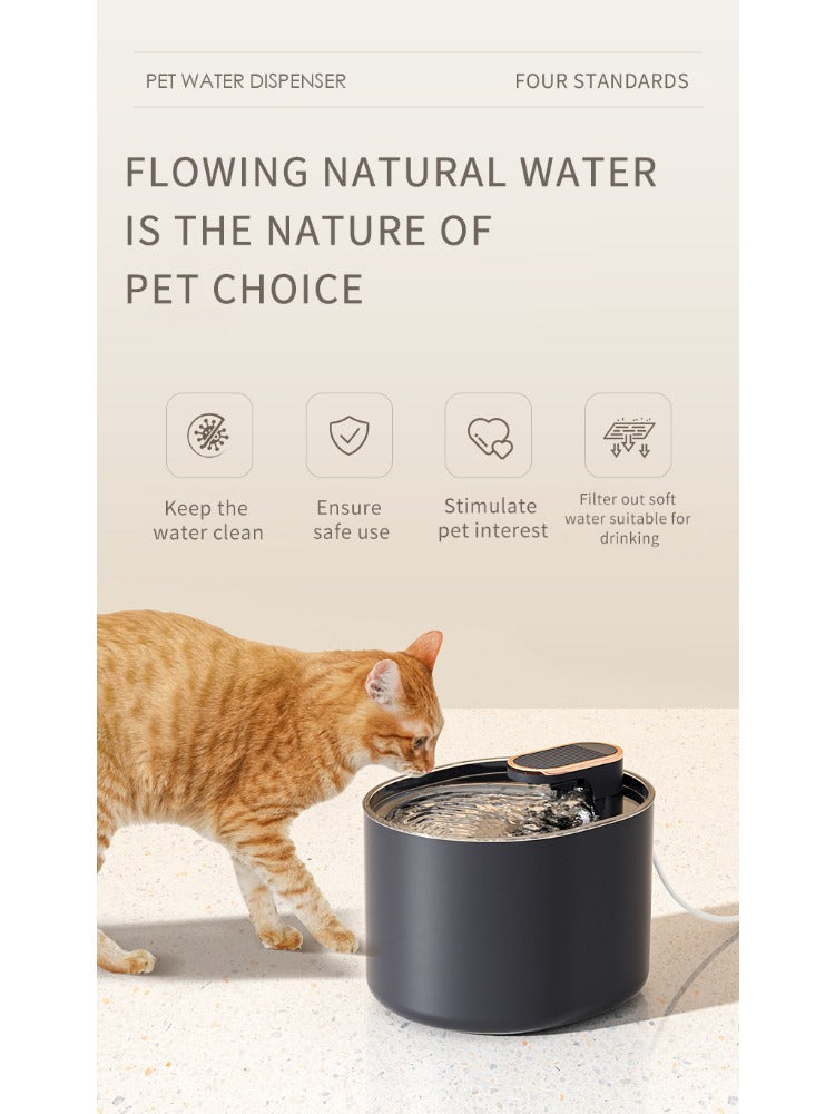 3L Functional Model Auto Cat Water Fountain Filter Automatic Sensor Drinker
