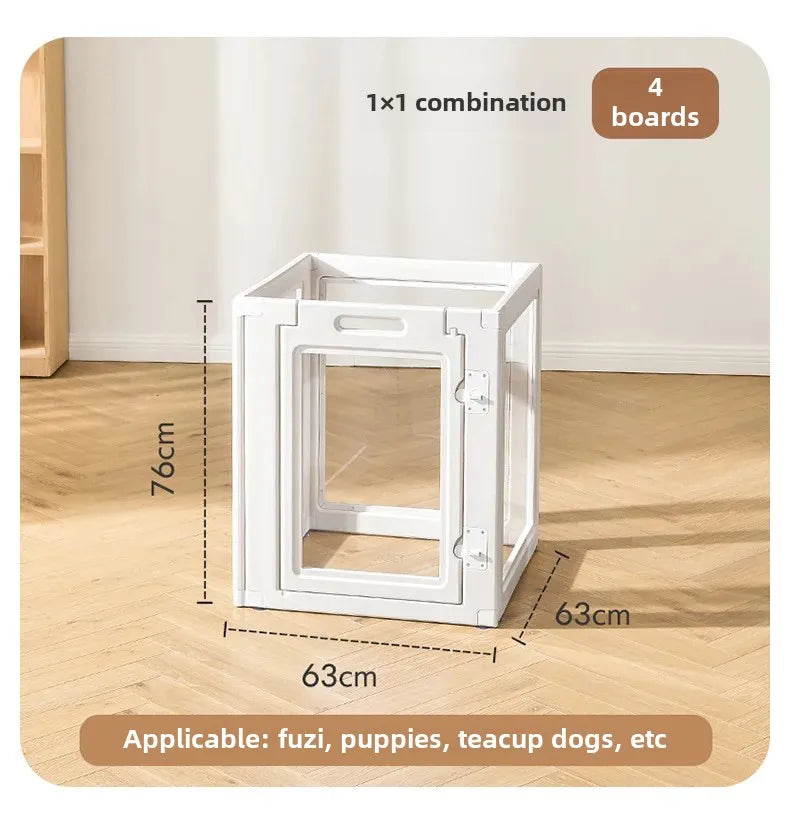 UXPET excellent small pie, transparent dog fence acrylic kennel pet indoor fence rabbit small dog cage