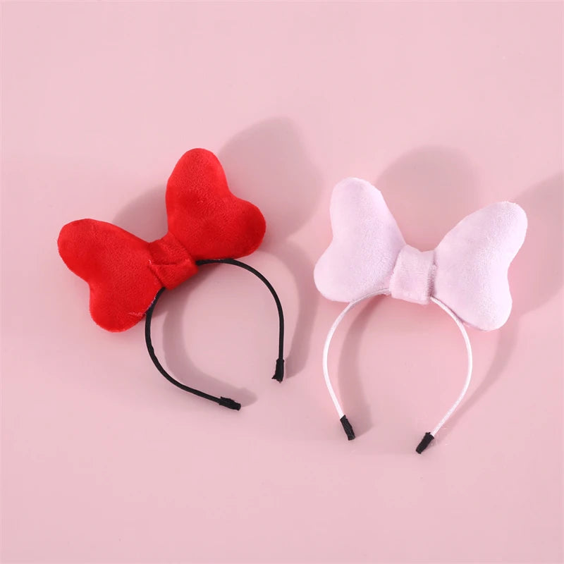 Lovely Bow Tie Hair Hoop for Cats Princess Cat Party Head Wear Pet Gifts Small Medium Dogs Accessories Elastic Cats Pet Products