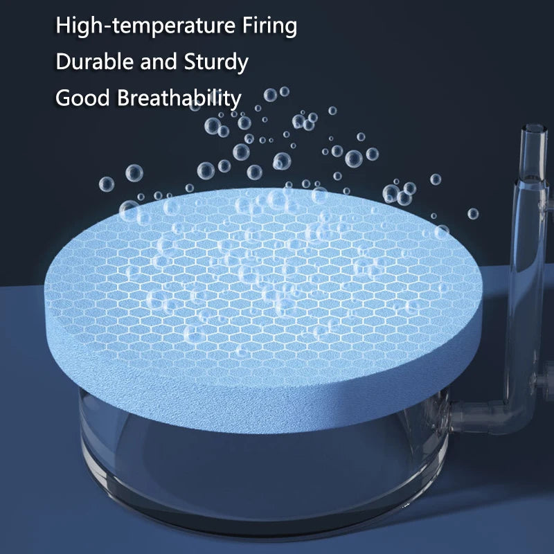 High transparency Acrylic Air Pump Sand Stone Aquarium Oxygen Pump Fresh Air Stone Nano Bubble Bar Aquarium Fish Tank Aerator