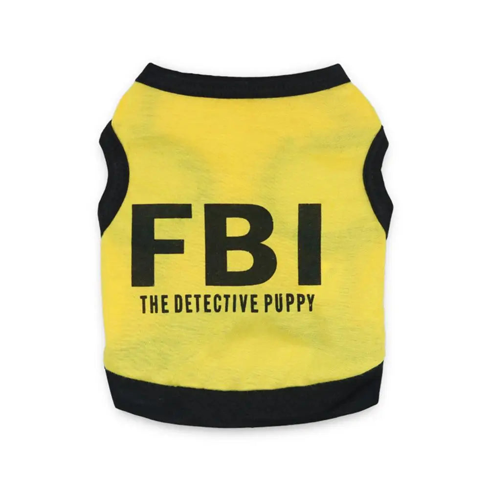 Tshirt For Dogs Cooton Dog Shirt Breathable Pet Summer T-shirt With Letters Male Dog Tshirts Outfits For Small Dogs Puppy Cat