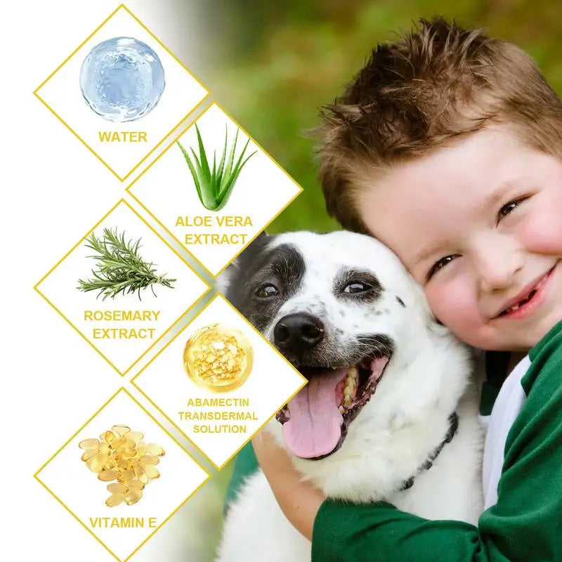 2Ml Pet Dog Cat Vitro Drops Long-Lasting Control Repel Fleas Ticks Lice Insect Remover Spray For Cats Kittens Dogs
