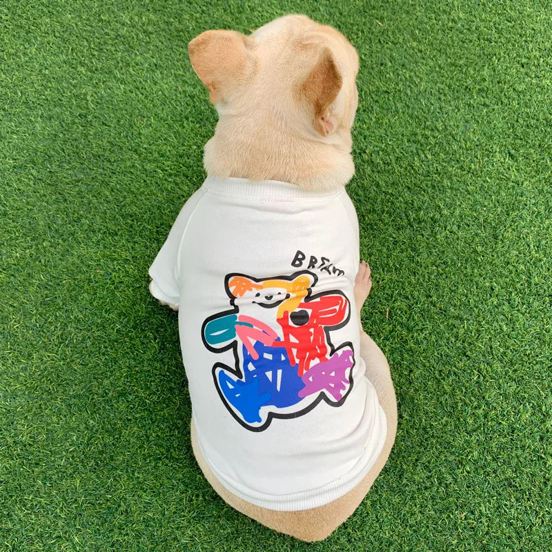 The New Dog Costume Dog Clothes for Small Dogs Parent-child Wear Spring and Autumn Pure Cotton Three Colors Seven Sizes