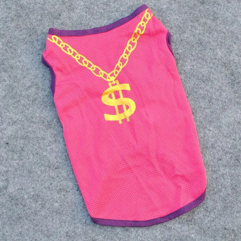2pc Quick Dry Dog Shirt, Mesh Summer Dog Clothes Dollar Vest for Small Dogs,Sun-Protection Sleeveless Shirts for Dog Puppy Vest