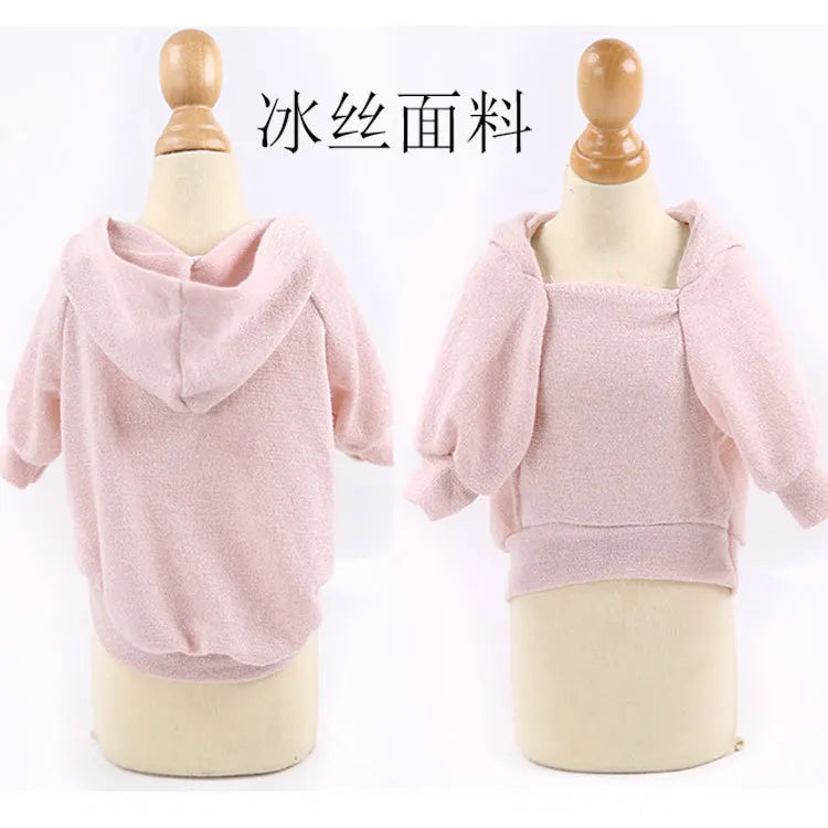 Ultra Thin Transparent Pet Dog Sun Protection Hoodie Clothes For Small Dogs Chihuahua Puppy Cat Summer Vest Shirt French Bulldog