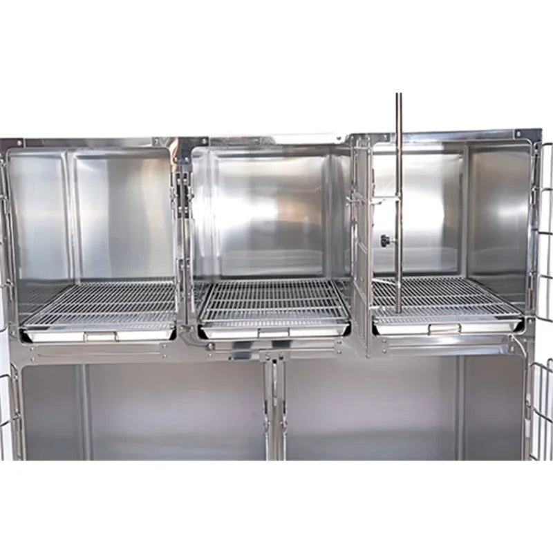 good price vet clinic veterinary Five parts of dog cat cage bank modular cage banks