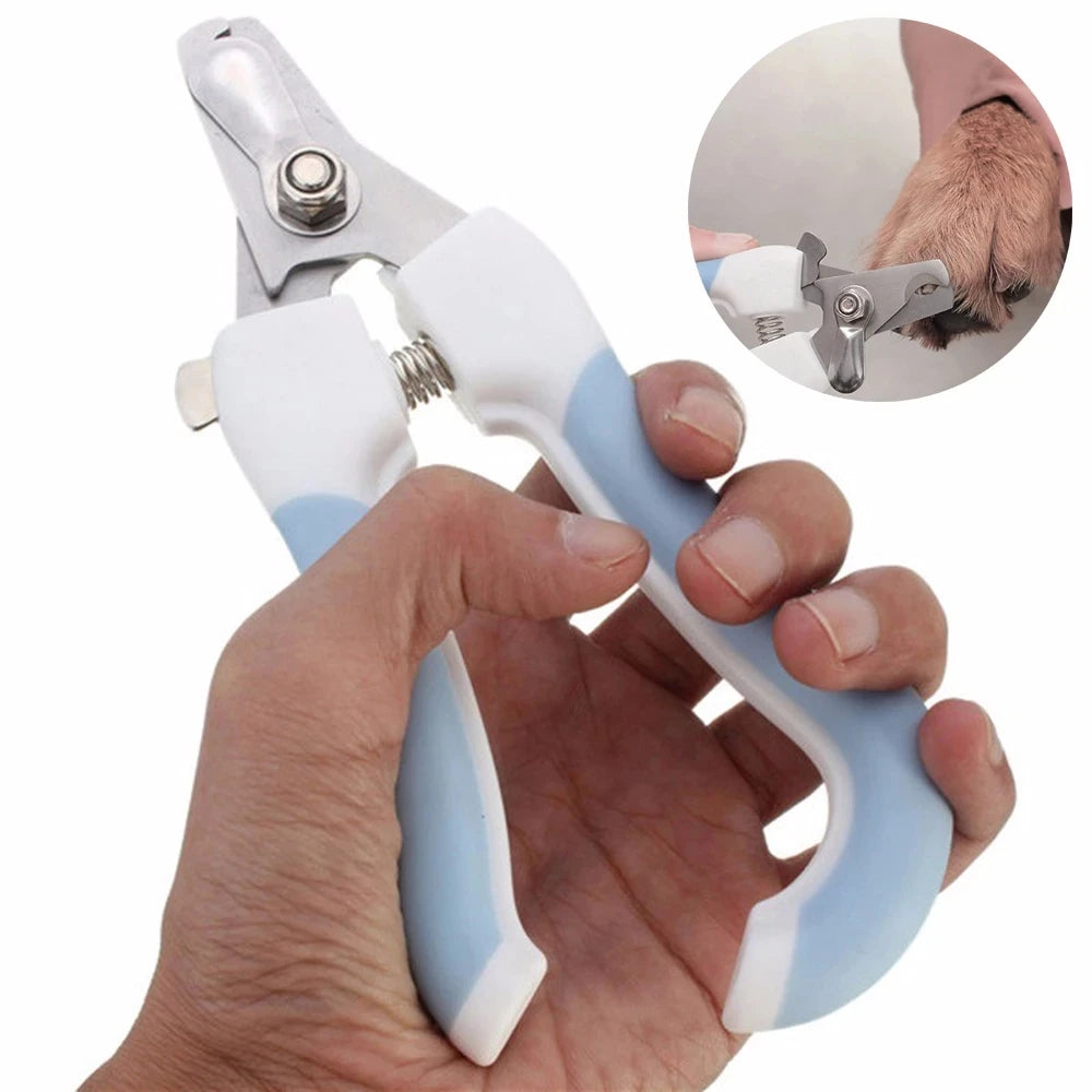 Dog Nail Clippers & Cat Nail Clipper for Small Large Pets Stainless Steel Nailclippers with Safety Guard to Prevent Over-Cutting