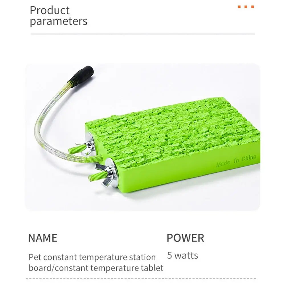 5W Bird Perches Heating Bird Perch Platform Safe Bird Perch Standing Warmer Pet Heated Toy For Birds Parrot Hamsters Chinchillas