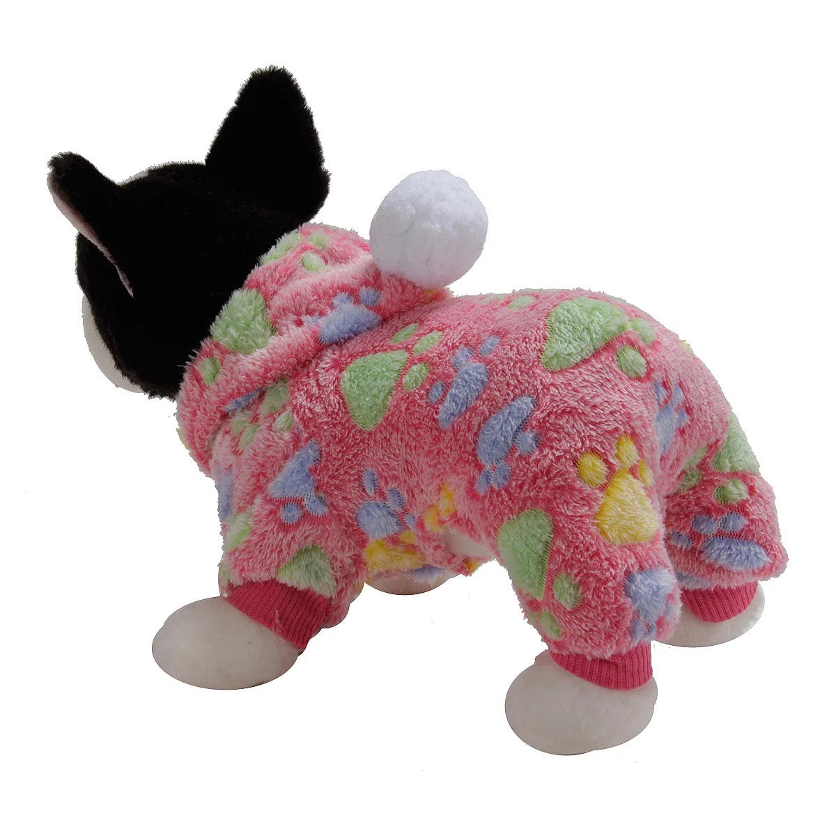 2024 Pet Dog Clothes Pajamas Cold Weather Coats Pet Four Legged Pajamas Apparel Soft Flannel Dog Jumpsuit Costume Apparel