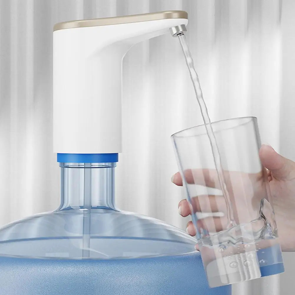 USB Electric Smart Bottled Water Pump Foldable Barreled Water Suction Device for Desktop Convenient Mineral Water Dispenser