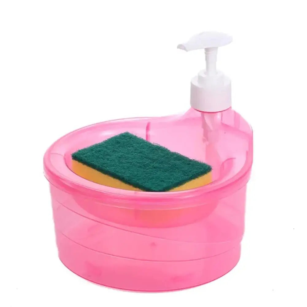 Kitchen Integrated Dishwashing Liquid Dish Towel Storage Press Box Soap Box Dishwashing Pot Soap Dispenser Storage Neat