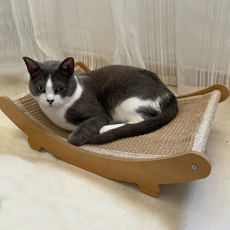 Cats Bed Scratching Pads Cat Toys Cat Scratch Board Multi-function Cat Grind Claws & Sleep Detachable Wear-resistant No Crumbs