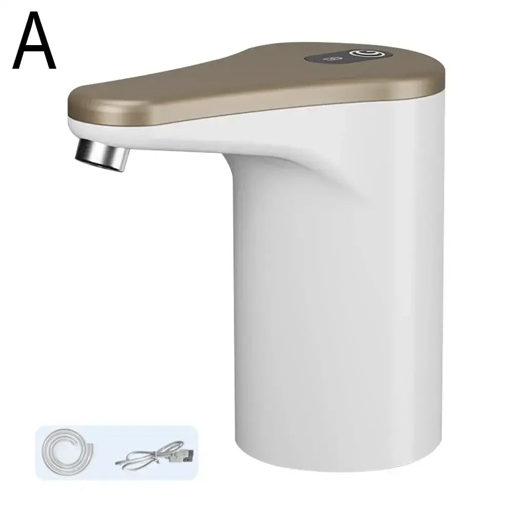 USB Electric Smart Bottled Water Pump Foldable Barreled Water Suction Device for Desktop Convenient Mineral Water Dispenser