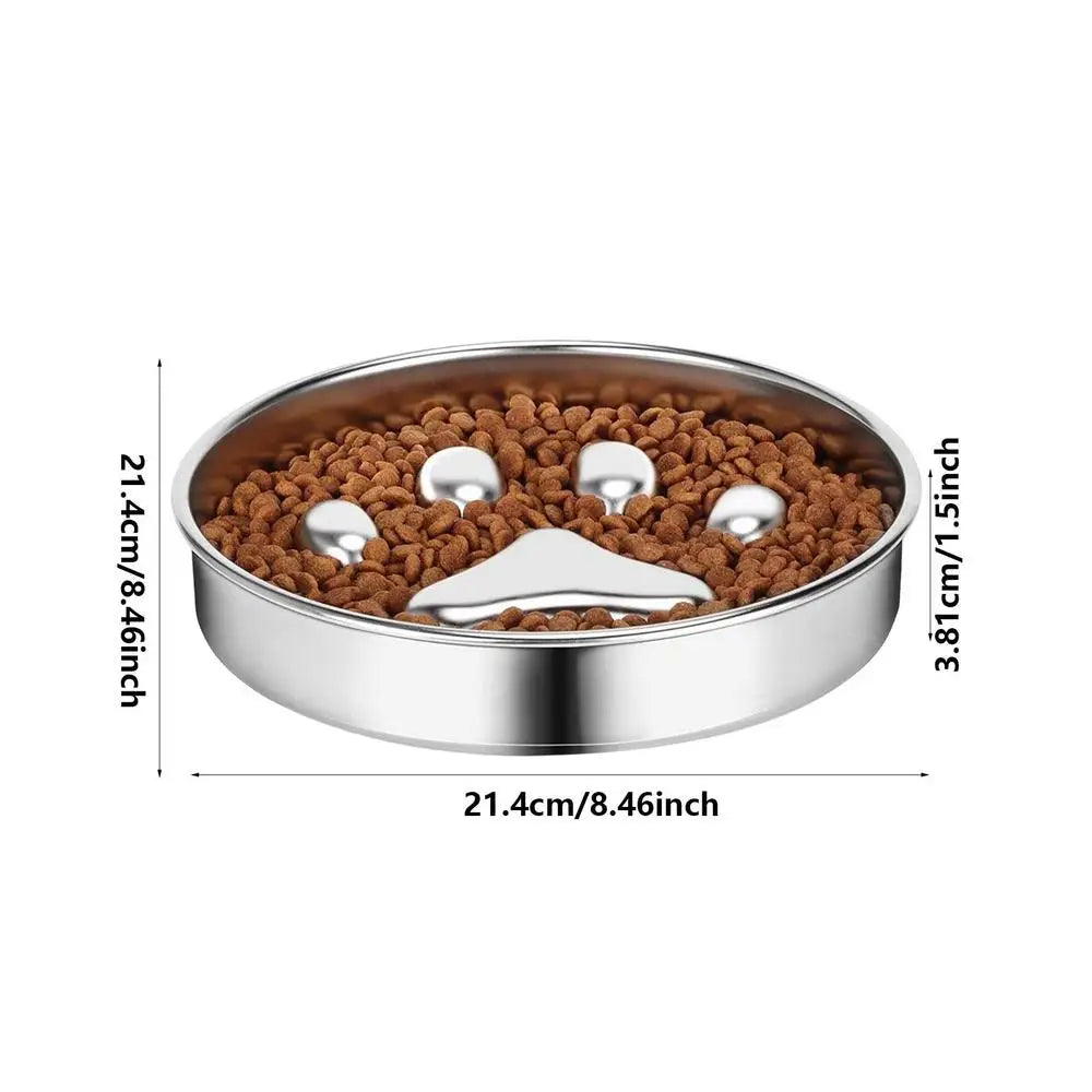 Dog Food Bowl Anti Rust Cat Food Bowl Oven Fridge Safe Pet food Container Dish for Small Medium Size Dogs for Indoor Outdoor