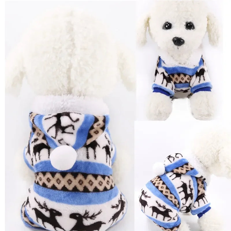Pet Dog Clothes Soft Warm Jumpsuits Clothing for Dogs Pajamas Fleece Clothes for Dogs Coat Jacket Chihuahua Yorkshire Ropa Perro