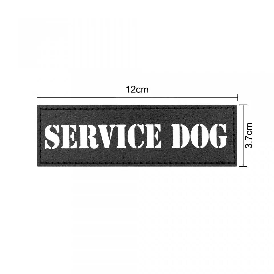 12 Pieces Tactical Patch Bundle for Dog Vest Harness Collar Personalized Patches Tags Sticker K9 Label Military Service Dog