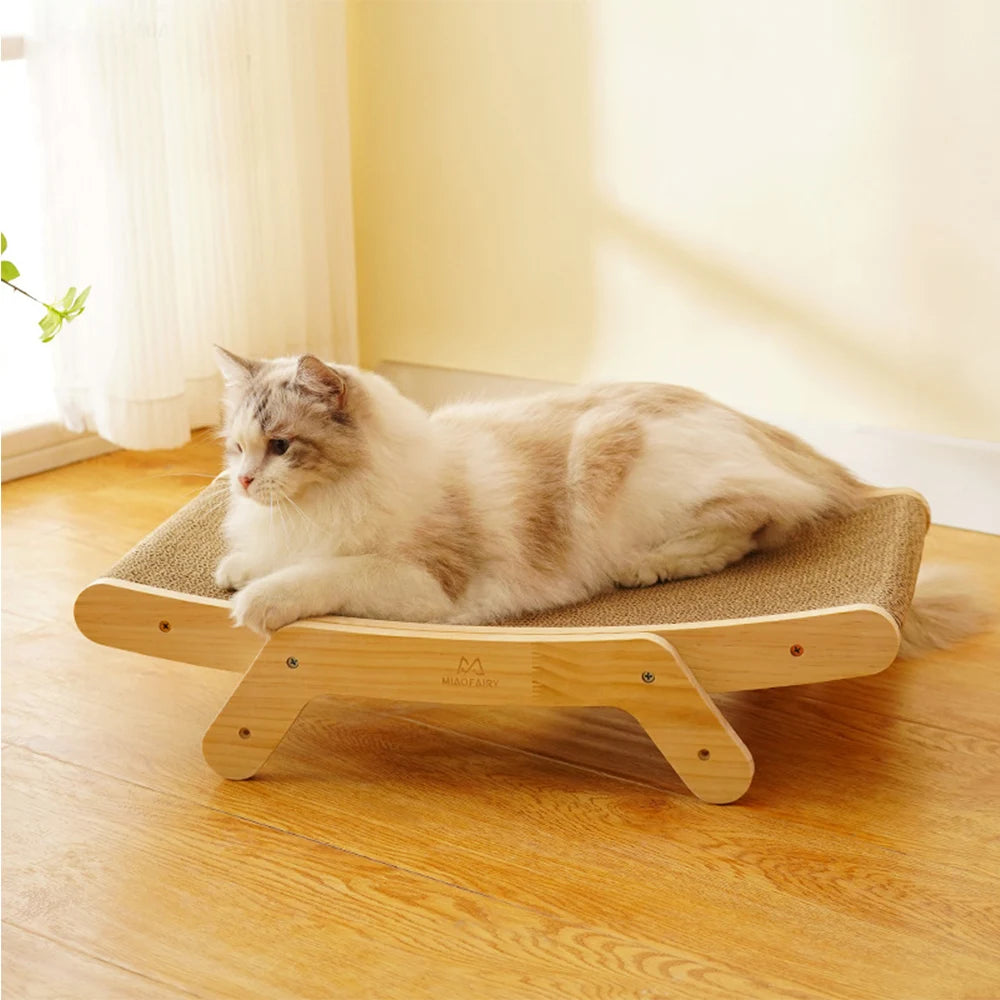 Cat Toys Wooden Cat Scraper Scratching Bed Detachable Grinding Claw 3 In 1 Cat Scratch Board Training Grinding Claw for Cats