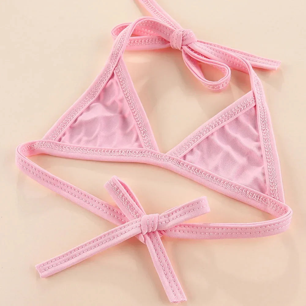 Summer Dog Bikini Set Cute Pet Bikini Swimwear Puppy Dresses Hawaiian Dog Beach Swimsuit for Small Dog Girl Cat Dress in Seaside