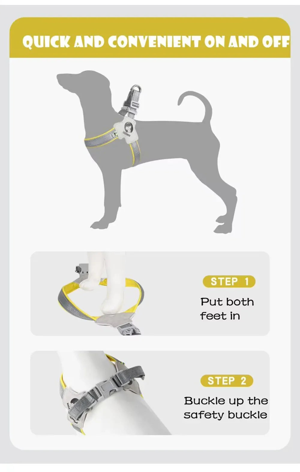 Breathable Y Shape Dog Harness Adjustable Step In Pet Harness Vest for Puppy Small Large Dog Chest Harness Reflective Dog Collar