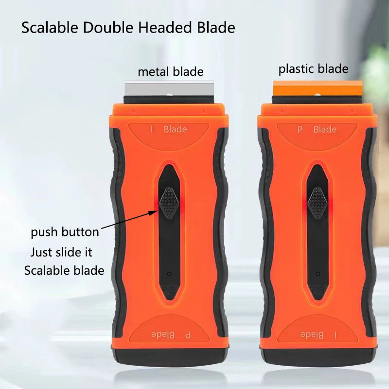 Plastic/Metal Aquarium Algae Remover Scraper for Car Window Vinyl Film Sticker Cleaning Glass Ceramic Dust Dirty Remover Tool