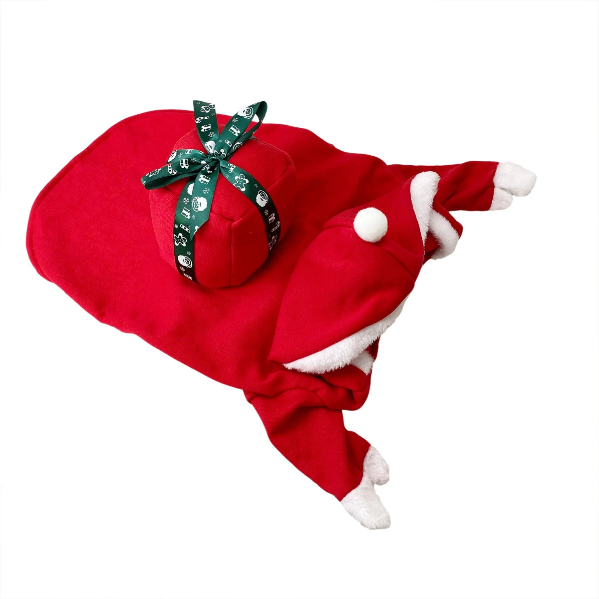 Christmas Halloween Dog Costume Warm Winter Dog Clothes Velvet Dog Hoodie Shirt Outfit Xmas Dress up Clothing for Large Dogs