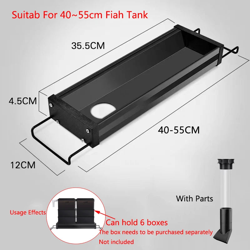 Fish Tank Drip Box Base Accessories Bracket Aquarium Filter Box Bracket Upper Filter Bottom Plate For Filter Drip Box Aquarium