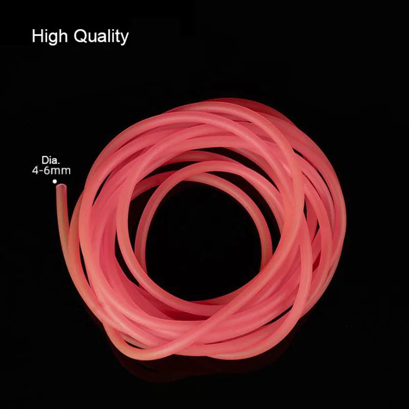 1m/3m/5m/10m/20m Aquarium Oxygen Pump Hose Air Bubble Stone Aquarium Fish Tank Pond Pump Tube 4*6mm Food Grade Material Tubes