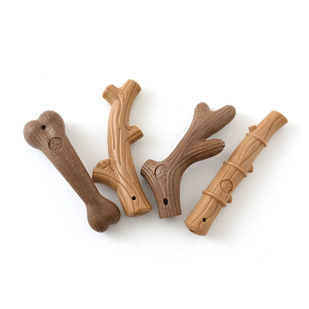 Dog Chew Toys Molar Teeth Clean Stick Strong Durable Bite Resistant Wooden Dog Chew Bone Toy Interactive Puppy Toy Pet Supplies