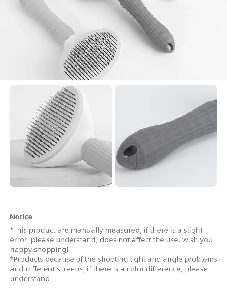 Pet Brush Cat/dog Comb Cleaning Pet Hair Remover Brush For Dogs Cats Grooming Tools Pets Dematting Comb