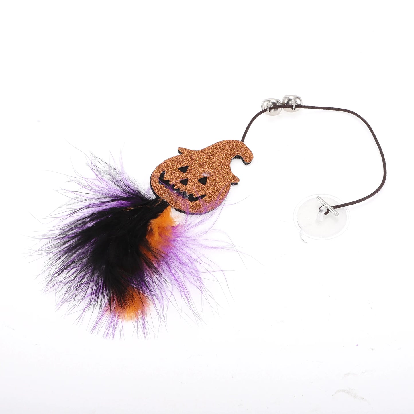UXCELL 1 Pc Fashion Funny Cat Playing Rod Portable Spider Moon Halloween Toys Cat Playing Rod for Indoor
