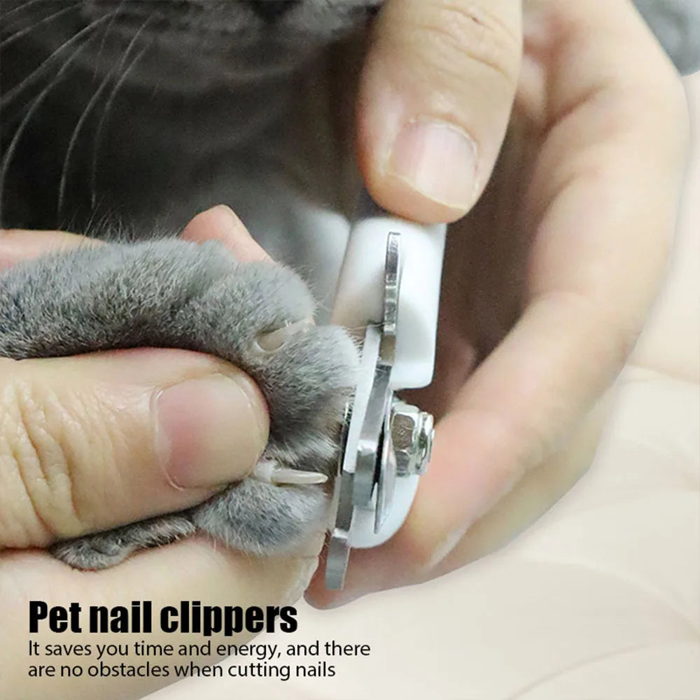 Dog Nail Clippers & Cat Nail Clipper for Small Large Pets Stainless Steel Nailclippers with Safety Guard to Prevent Over-Cutting