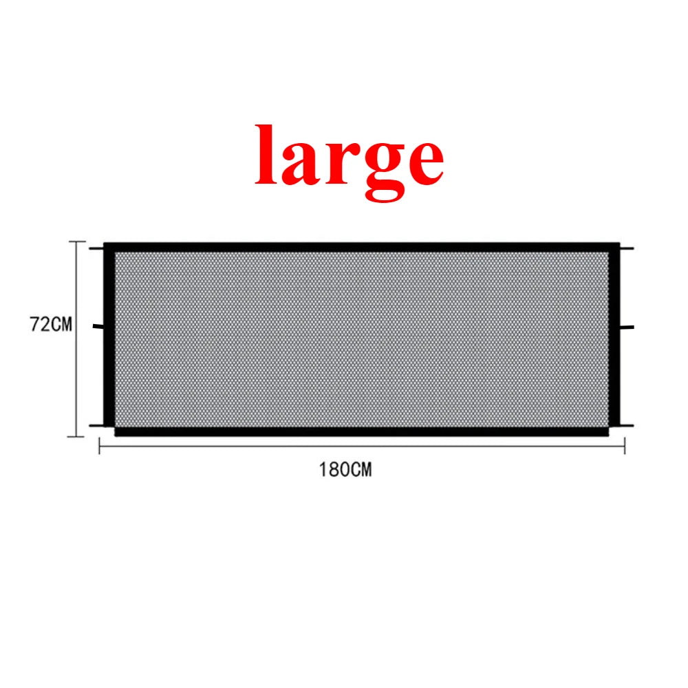 Pet Dog Fence Gate Safe Guard Safety Enclosure Folding Dog Fences Dog Gate The Ingenious Mesh Magic Pet Gate Pet Supplies