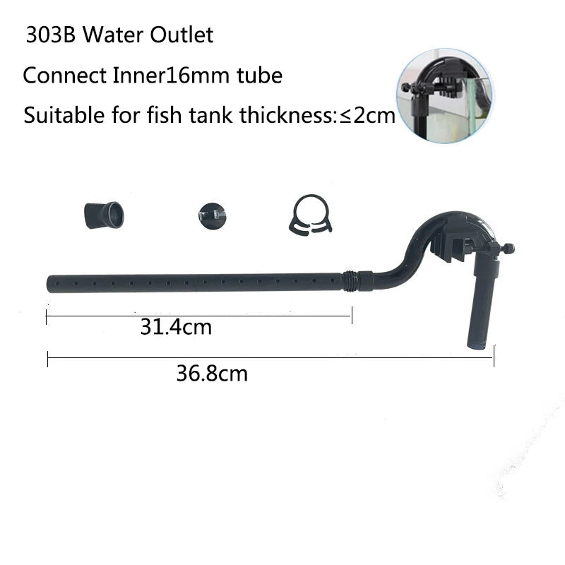 Aquarium Fish Tank Filter Rain Spray Bar Unit Outflow Pipe Inlet Outlet Tube Kit Fish Tank External Canister Filter Accessories