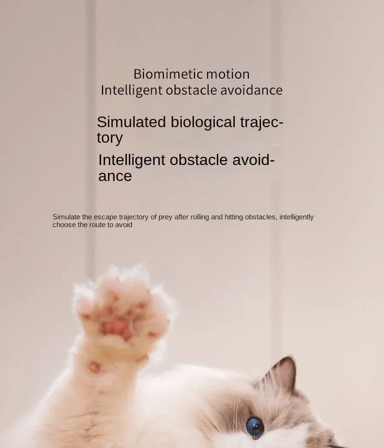 Funny Cat Ball Pet Toy Ball Gravity Rolling Ball Cat Self-Happiness Ball Bite-resistant and Boredom Relieving Automatic Rolling