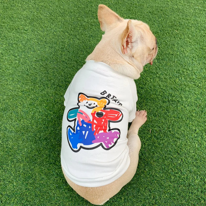The New Dog Costume Dog Clothes for Small Dogs Parent-child Wear Spring and Autumn Pure Cotton Three Colors Seven Sizes