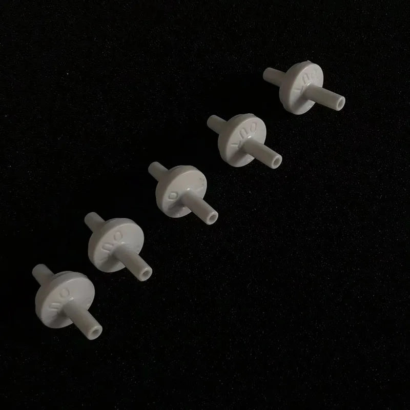 5pcs White Fish Aquarium Air Pump Check Valve 5 X One Way Non-Return Check Valve Aquarium Co2 System Air Pump